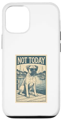 Boxer Dog Not Today Coole Boxershorts mit nautischem Aufdruck Hülle für iPhone 12/12 Pro Boxer Dog Not Today Coole Boxershorts mit nautischem Aufdruck Hülle für iPhone 12/12 Pro von Nautical Dog Prints