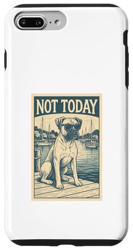 Boxer Dog Not Today Coole Boxershorts mit nautischem Aufdruck Hülle für iPhone 7 Plus/8 Plus Boxer Dog Not Today Coole Boxershorts mit nautischem Aufdruck Hülle für iPhone 7 Plus/8 Plus von Nautical Dog Prints