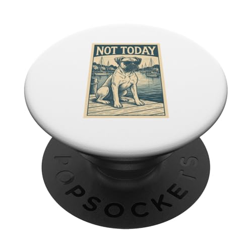 Boxer Dog Not Today Coole Boxershorts mit nautischem Aufdruck PopSockets Klebender PopGrip Boxer Dog Not Today Coole Boxershorts mit nautischem Aufdruck PopSockets Klebender PopGrip von Nautical Dog Prints