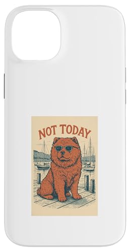 Chow Chow Not Today Cool Dog Nautischer Druck Hülle für iPhone 14 Plus von Nautical Dog Prints