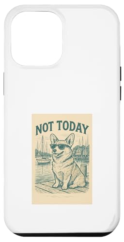 Corgi Not Today Cooler Welsh Corgi mit nautischem Aufdruck Hülle für iPhone 12 Pro Max Corgi Not Today Cooler Welsh Corgi mit nautischem Aufdruck Hülle für iPhone 12 Pro Max von Nautical Dog Prints