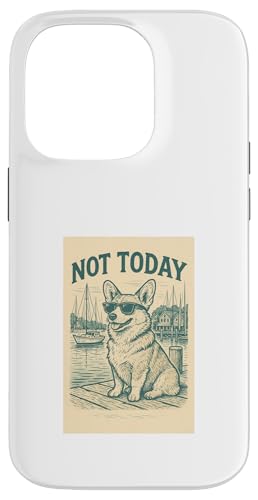 Corgi Not Today Cooler Welsh Corgi mit nautischem Aufdruck Hülle für iPhone 14 Pro Corgi Not Today Cooler Welsh Corgi mit nautischem Aufdruck Hülle für iPhone 14 Pro von Nautical Dog Prints