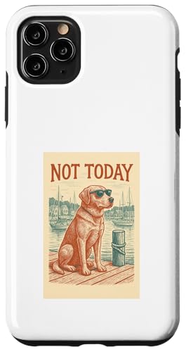 Labrador Not Today Nautischer Druck Golden Labrador Retriever Hülle für iPhone 11 Pro Max Labrador Not Today Nautischer Druck Golden Labrador Retriever Hülle für iPhone 11 Pro Max von Nautical Dog Prints