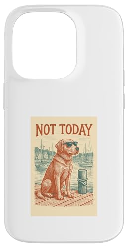 Labrador Not Today Nautischer Druck Golden Labrador Retriever Hülle für iPhone 14 Pro Labrador Not Today Nautischer Druck Golden Labrador Retriever Hülle für iPhone 14 Pro von Nautical Dog Prints