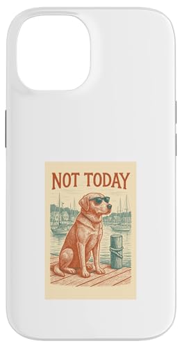 Labrador Not Today Nautischer Druck Golden Labrador Retriever Hülle für iPhone 14 Labrador Not Today Nautischer Druck Golden Labrador Retriever Hülle für iPhone 14 von Nautical Dog Prints