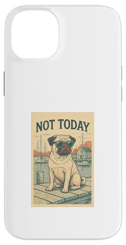 Mops Not Today Cool Dog Nautischer Mops Hülle für iPhone 14 Plus Mops Not Today Cool Dog Nautischer Mops Hülle für iPhone 14 Plus von Nautical Dog Prints