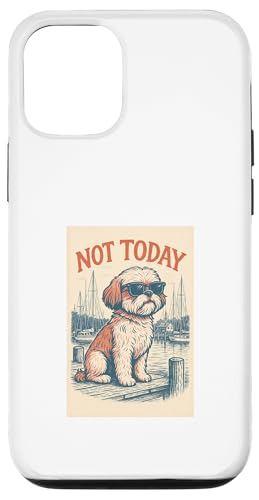 Shih Tzu Not Today Cooler nautischer Aufdruck Hülle für iPhone 12/12 Pro Shih Tzu Not Today Cooler nautischer Aufdruck Hülle für iPhone 12/12 Pro von Nautical Dog Prints