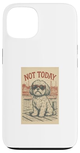 Shih Tzu Not Today Cooler nautischer Aufdruck Hülle für iPhone 13 Shih Tzu Not Today Cooler nautischer Aufdruck Hülle für iPhone 13 von Nautical Dog Prints