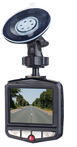 NavGear Autocamera: HD-Dashcam mit G-Sensor; Bewegungserkennung; 6.1-cm-Display; 140° (Dashcam mit Bewegungssensor, Dashcam kabellos, Überwachungskamera mit Infrarot) von NavGear