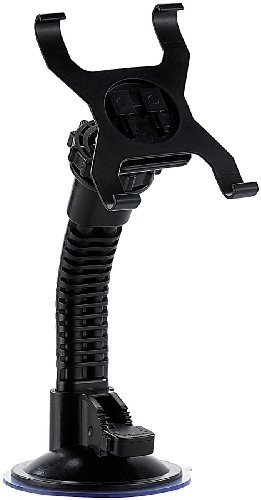 NavGear Tablet Kfz Halterung: Schwanenhals-Tablet-Halterung mit extra starkem Saugfuß (7") (Tablet Halterung Auto Schwanenhals, Saugnapfhalterungen, Windschutzscheibe) von NavGear