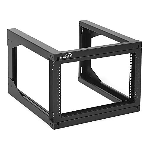 NavePoint 6U Wandhalterung, offener Rahmen, Netzwerk-Rack, ausklappbares Tor, 45.7 cm Tiefe, einfacher Zugang auf der Rückseite, öffnet sich um 180 Grad von beiden Seiten NavePoint 6U Wandhalterung, offener Rahmen, Netzwerk-Rack, ausklappbares Tor, 45.7 cm Tiefe, einfacher Zugang auf der Rückseite, öffnet sich um 180 Grad von beiden Seiten von NavePoint