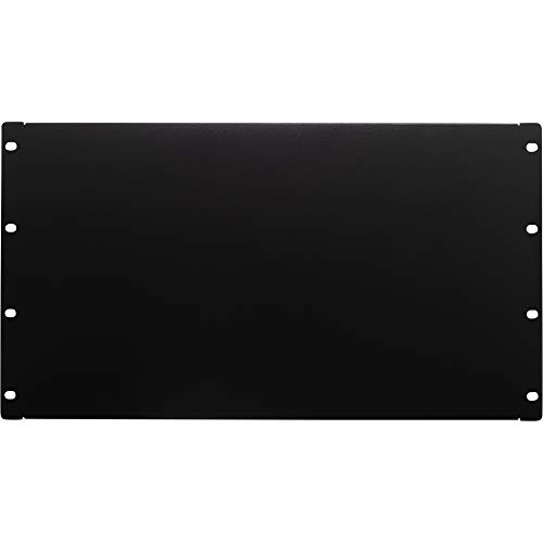 Navepoint 6U Blanko-Rack-Montage-Abstandshalter für Server-Netzwerk-Rack-Gehäuse oder -Schrank, Schwarz von NavePoint
