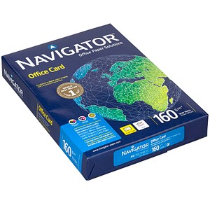 NAVIGATOR Kopierpapier Office Card DIN A4 160 g/qm 250 Blatt von Navigator