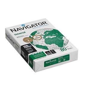 NAVIGATOR Kopierpapier Universal DIN A4 80 g/qm 500 Blatt von Navigator