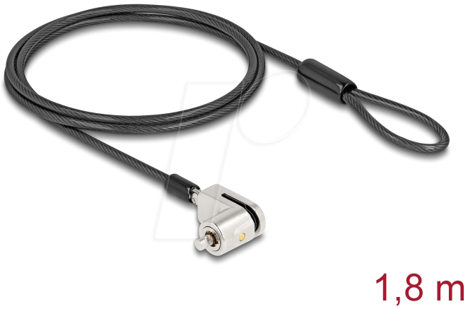 NAVILOCK 20891 - Notebook Sicherungskabel für Microsoft Surface Serie Pro & Go von Navilock