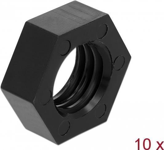 Navilock - 5/8 - 11 Mutter - Schwarz (Packung mit 10) von Navilock