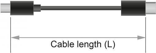 Navilock - GPS-Kabel - 6-poliges M8 (M) bis 6-poliges M8 (W) - 5 m - Schwarz von Navilock