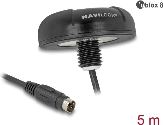 Navilock NL-803P EVA-M8Q MD6 Seriell PPS Multi GNSS Empfänger u-blox 8 5 m (62798) von Navilock