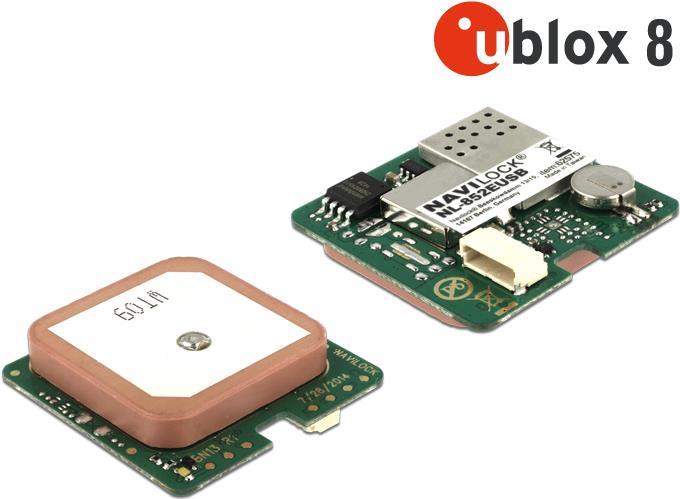 Navilock NL-852EUSB USB Braun - Gr�n - Wei� GPS-Empf�nger-Modul (62575) von Navilock