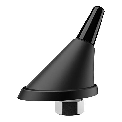 Autoantenne FM Radioantenne Kurzstab Fakra Stecker Dachantenne Kurzstab Hochglanz schwarz von Navitec24
