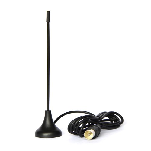 Navitec24 3DB DVB-T Digital-TV Zimmerantenne Stab Antenne für TV-Stick/Receiver/PKW/Wohnmobile/LKW / von Navitec24