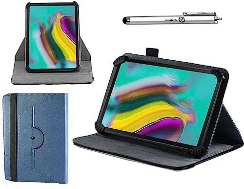 Navitech Blau Hülle und Stylus - Kompatibel mit dem WeTap M10 10" Tablet von Navitech