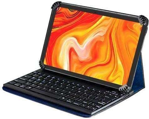 Navitech Bluetooth-Tastatur-Hülle, kompatibel mit Samsung Galaxy Tab 4 Nook 7 Zoll Tablet, Blau Navitech Bluetooth-Tastatur-Hülle, kompatibel mit Samsung Galaxy Tab 4 Nook 7 Zoll Tablet, Blau von Navitech