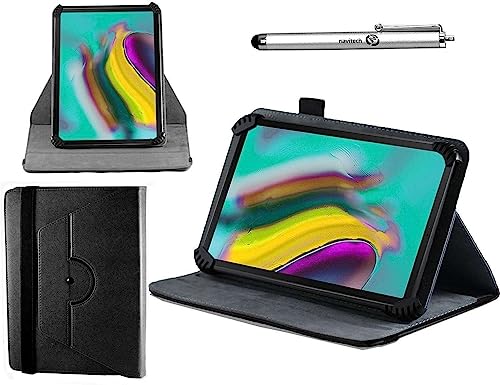 Navitech Schwarz Hülle und Stylus - Kompatibel mit dem Dell Venue 8 Pro 8" Tablet von Navitech