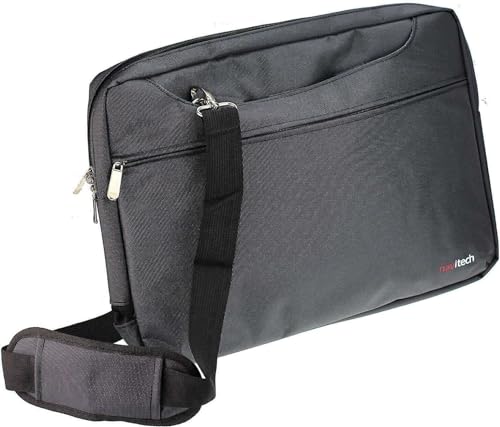 Navitech Schwarz Wasserfeste Tasche – Kompatibel mit dem YOTON Portable 7.5" Car DVD Player von Navitech
