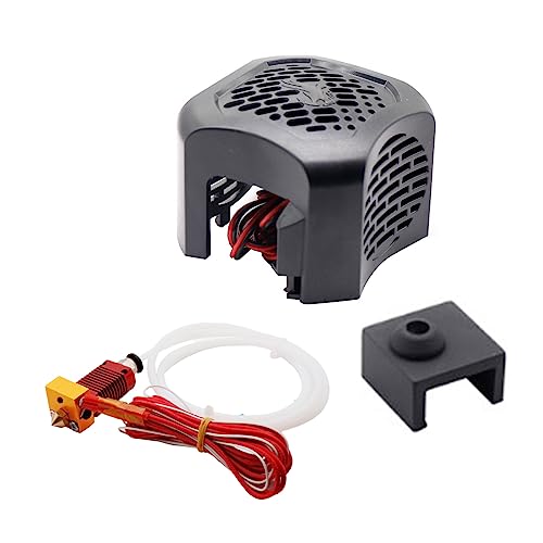 Für 3D Ender3V2 Full Hotend Kit Stark Verschleißfest Original Hotend Extrusion Head Set Extruder für 3D Drucker Hotend Kit 3D Druck Teile Heatbreak Heat Block Thermistor Extruder Düse montiert von Navna