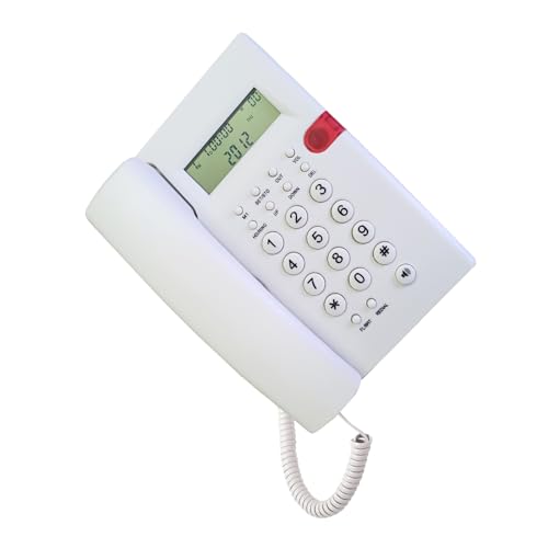 K010A-1 Festnetztelefon, Schreibtisch und Wandhalterung, Telefon mit CallerID-Display, LCD-Display für Hotel, Restaurant, Zuhause, Telefonanzeige von Navna