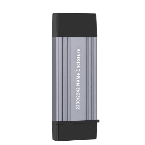M.2 NVMe 2230 2242 PCIE NVMe SSD-Gehäusebox, breite Kompatibilität, USB- und TypeC-Anschluss, erweitert Speicherplatz von Navna