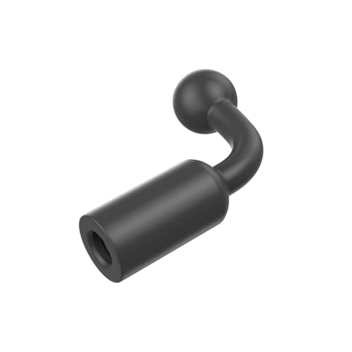 Navna 17 mm Rundkopf-Adapterhalterung aus Aluminium für Stativ Motorrad Fahrrad Clip Ständer Connector Halterung von Navna