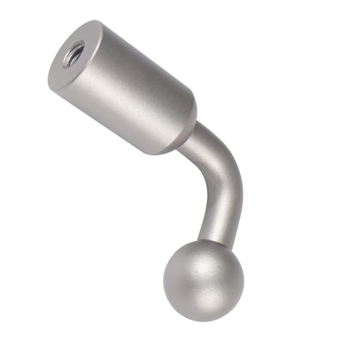 Navna 17 mm Rundkopf-Adapterhalterung aus Aluminium für Stativ Motorrad Fahrrad Clip Ständer Connector Halterung Navna 17 mm Rundkopf-Adapterhalterung aus Aluminium für Stativ Motorrad Fahrrad Clip Ständer Connector Halterung von Navna