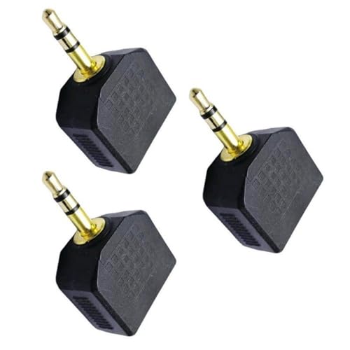 Navna Kopfhörer-Sound, 3,5-mm-Stecker auf Doppel-Buchse, Y-Splitter-Adapter für Handy-Mikrofone und Lautsprecher von Navna