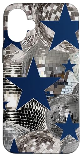 Navy Blue Star Discokugel Y2K Stars Girl Hülle für iPhone 16 Plus Navy Blue Star Discokugel Y2K Stars Girl Hülle für iPhone 16 Plus von Navy Blue Star Disco Ball Y2K Stars Girl