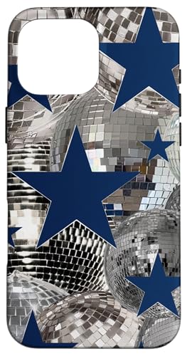 Navy Blue Star Discokugel Y2K Stars Girl Hülle für iPhone 16 Pro Max Navy Blue Star Discokugel Y2K Stars Girl Hülle für iPhone 16 Pro Max von Navy Blue Star Disco Ball Y2K Stars Girl