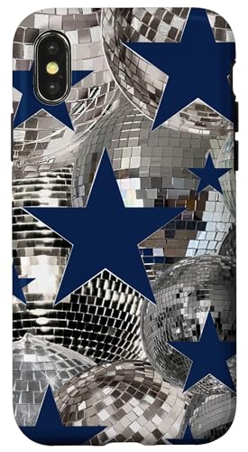 Navy Blue Star Discokugel Y2K Stars Girl Hülle für iPhone X/XS Navy Blue Star Discokugel Y2K Stars Girl Hülle für iPhone X/XS von Navy Blue Star Disco Ball Y2K Stars Girl