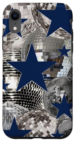 Navy Blue Star Discokugel Y2K Stars Girl Hülle für iPhone XR Navy Blue Star Discokugel Y2K Stars Girl Hülle für iPhone XR von Navy Blue Star Disco Ball Y2K Stars Girl