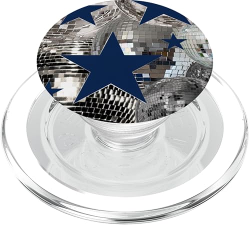 Navy Blue Star Discokugel Y2K Stars Girl PopSockets PopGrip für MagSafe Navy Blue Star Discokugel Y2K Stars Girl PopSockets PopGrip für MagSafe von Navy Blue Star Disco Ball Y2K Stars Girl
