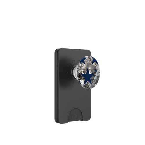 Navy Blue Star Discokugel Y2K Stars Girl PopSockets PopWallet für MagSafe von Navy Blue Star Disco Ball Y2K Stars Girl
