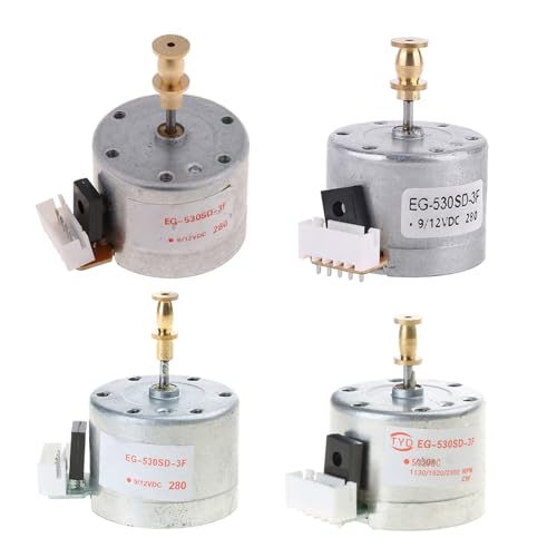 Nawwgy EG530SD-3F DC5-12V 3-Gang 33/45/78 Einstellbare Metall Plattenspieler Motor Hülse Motor für Plattenspieler RecordPlayer von Nawwgy