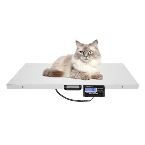 Tier digitale Skala, Bodenwaage, Tierwaage, Digitale Haustierwaage für Hunde und Katzen mit LCD-Monitor Tier digitale Skala, Bodenwaage, Tierwaage, Digitale Haustierwaage für Hunde und Katzen mit LCD-Monitor von Naxidf