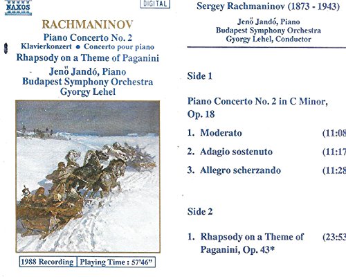 Klavierkonzert Nr. 2/Rhapsodie [Musikkassette] von Naxos (Gramola)