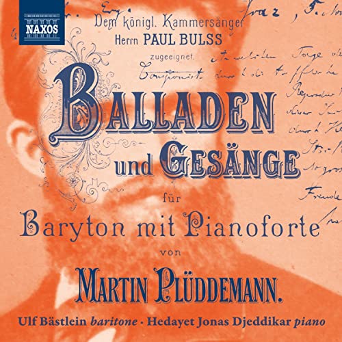 Balladen, Lieder und Legenden von Martin Plüddemann von Naxos (Naxos Deutschland Musik & Video Vertriebs-)