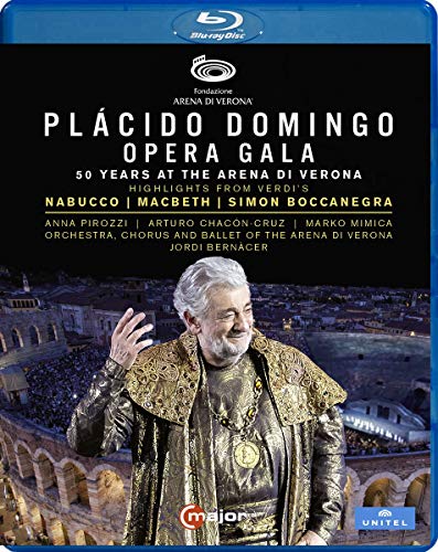 Plácido Domingo - Opera Gala - 50 Years at the Arena di Verona [August 2019] [Blu-ray] von Naxos Deutschland GmbH