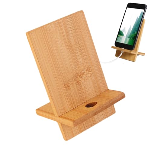 Nbbwwu Handy-Halterung aus Holz, tragbarer Schreibtisch-Handy-Ständer, abnehmbarer Schreibtisch-Organizer, Tablet-Schreibtisch-Ständer mit Ladeöffnung für alle Smartphones, Handys Nbbwwu Handy-Halterung aus Holz, tragbarer Schreibtisch-Handy-Ständer, abnehmbarer Schreibtisch-Organizer, Tablet-Schreibtisch-Ständer mit Ladeöffnung für alle Smartphones, Handys von Nbbwwu
