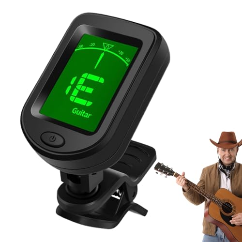 Nbbwwu Stimmgerät zum Anklippen für Gitarre, wiederaufladbares Stimmgerät für Bass, digitales LCD-Display, 360 Grad drehbar, Saiteninstrument, Stimmwerkzeug für Bass, Ukulele, Banjo und Violine Nbbwwu Stimmgerät zum Anklippen für Gitarre, wiederaufladbares Stimmgerät für Bass, digitales LCD-Display, 360 Grad drehbar, Saiteninstrument, Stimmwerkzeug für Bass, Ukulele, Banjo und Violine von Nbbwwu
