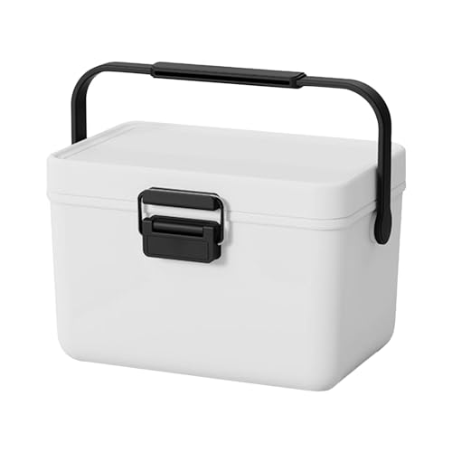 Auto-Kühlschrank, 28,8 x 21,5 x 19 cm, Kühlschrank und Wärmer für Auto, 3,8 l Fassungsvermögen, tragbarer Kühlschrank mit Griff, 6 Dosen Kapazität für Hautpflege, Getränke, Lebensmittel, Zuhause Auto-Kühlschrank, 28,8 x 21,5 x 19 cm, Kühlschrank und Wärmer für Auto, 3,8 l Fassungsvermögen, tragbarer Kühlschrank mit Griff, 6 Dosen Kapazität für Hautpflege, Getränke, Lebensmittel, Zuhause von Nbhuiakl