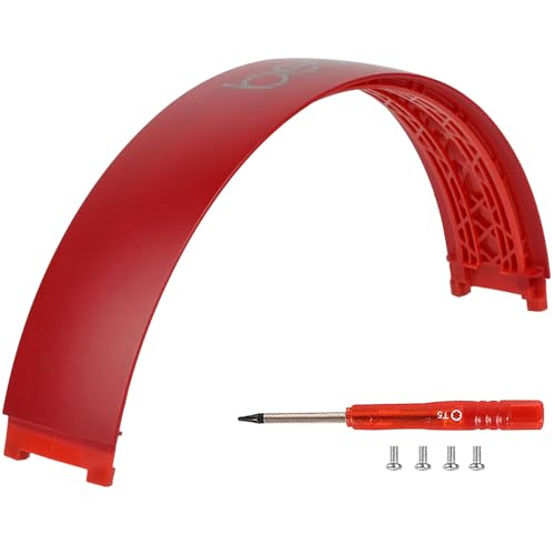 Studio 3 Ersatz-Kopfband, OEM-Qualität, Reparaturset, kompatibel mit Beats by Dre Studio 3/A1914 Studio2 kabelgebundenen / kabellosen Kopfhörern (rot) von Ncnvnra